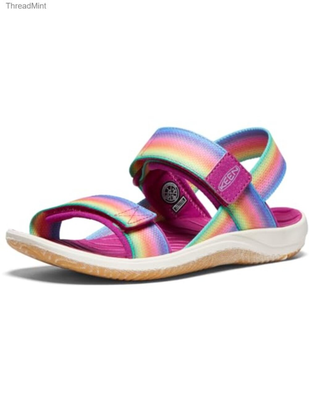 KEEN Elle Backstrap Open Toe Sandals for Kids Quick Dry Machine Washable